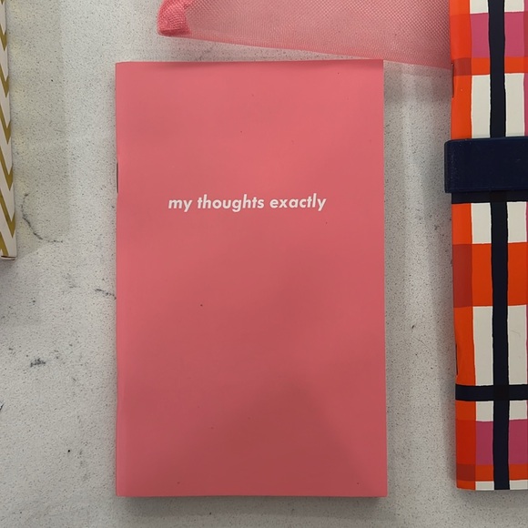 Kate spade spring plaid jotter pouch with extra gold plated pins - Picture 6 of 8